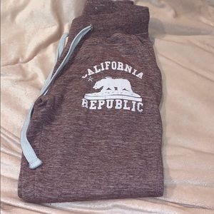 Purple California Republic Sweatpants